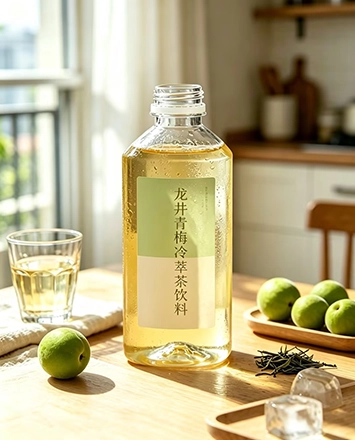 龙井青梅冷萃茶饮料